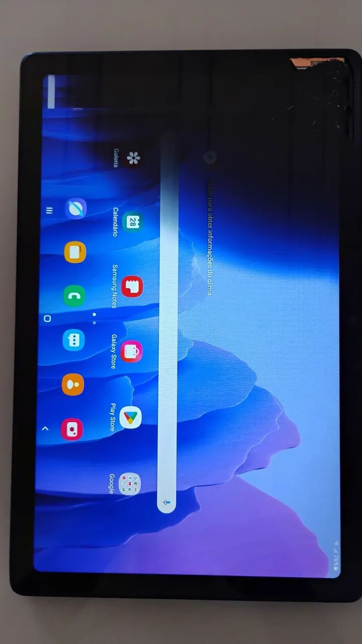 Samsung Tablet T505 4g 10 polegadas Tela Trincada