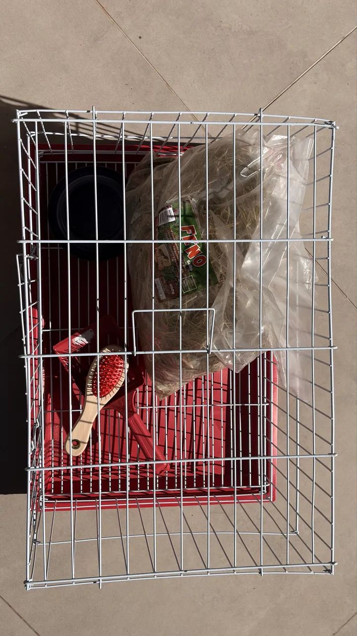 Gaiola para Coelho - Ótimo Estado, Vendo Barato!  - Foto 4