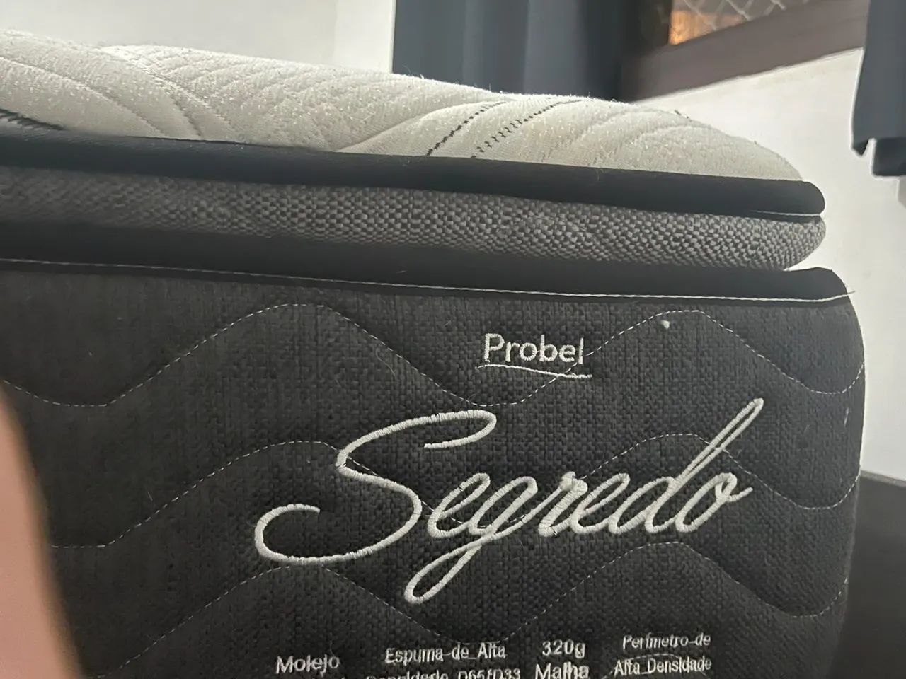 Cama Solteiro - base corino + colchão probel - Foto 5