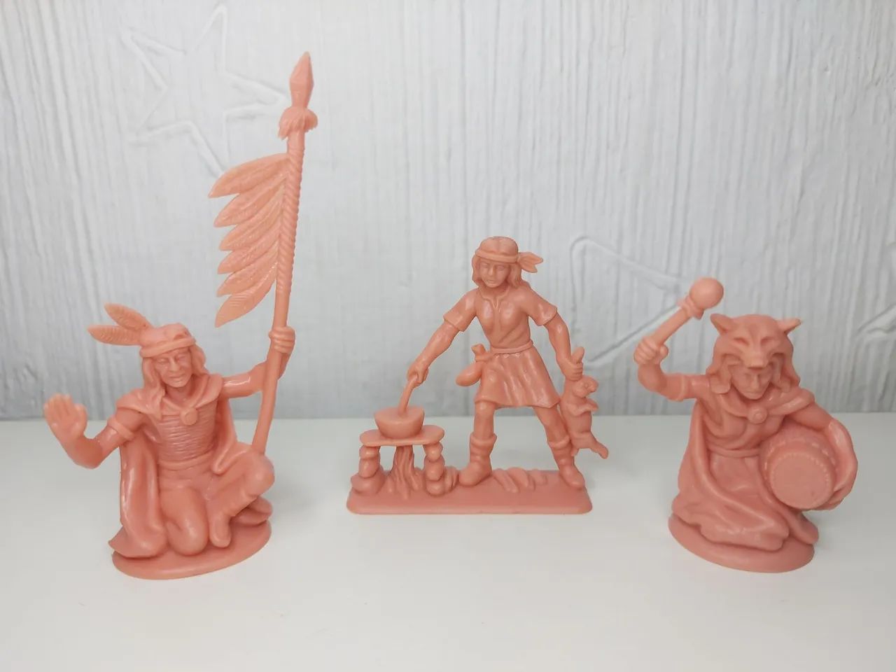 Lote com 10 Índios Apaches Antigos Forte Apache Originais Gulliver (Com Detalhes) - Foto 4