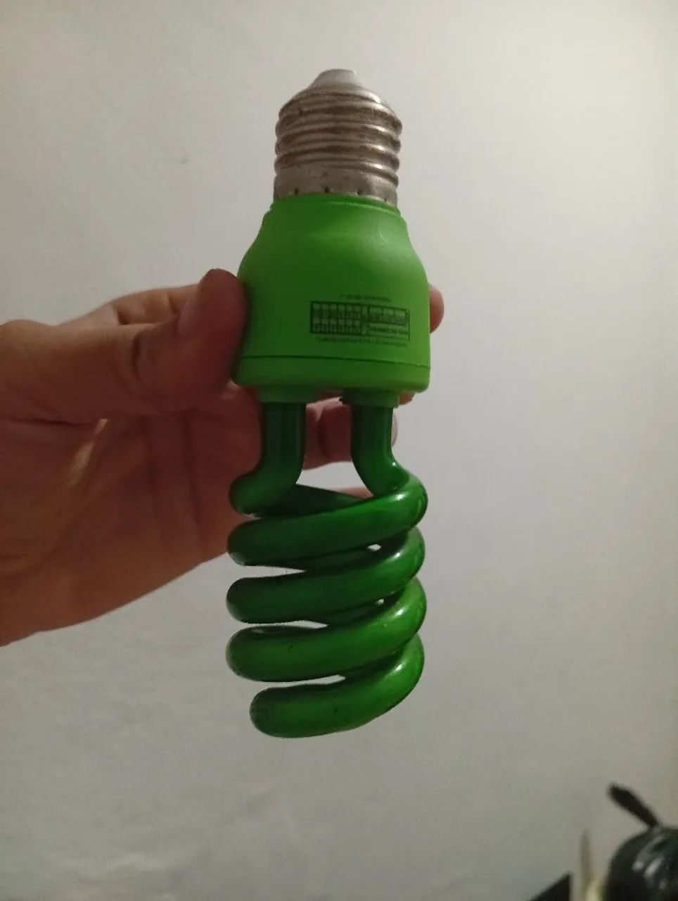 Lâmpada Espiral Fluorescente Verde Foxlux 15W - 220V 