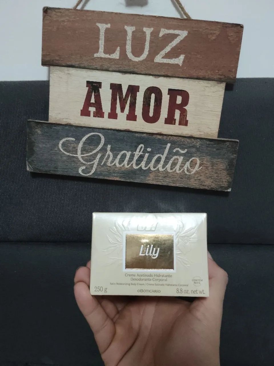 Creme hidratante lily boticário 250g