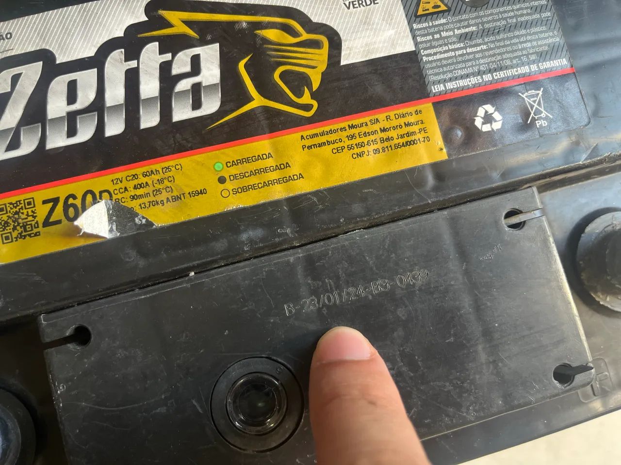 Bateria zetta 60amp - Foto 4