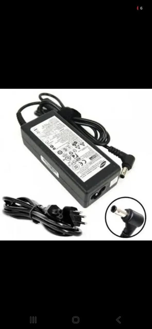 Carregador notebook Samsung 