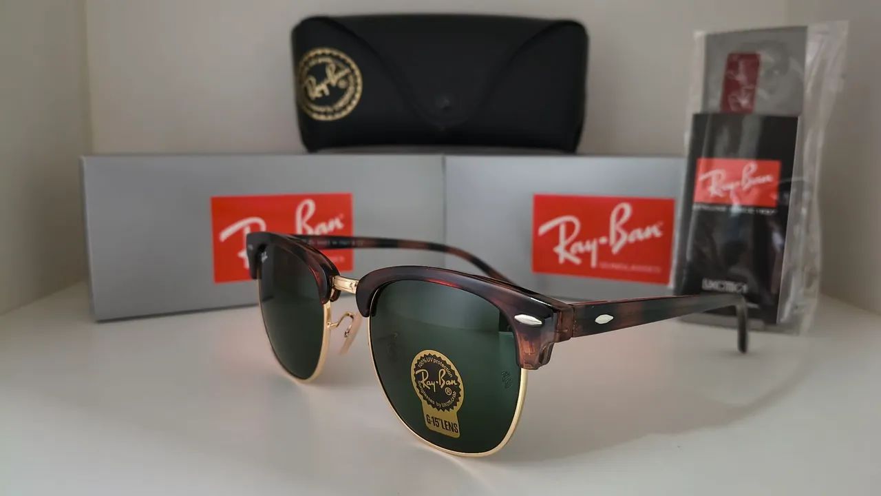 ÓCULOS DE SOL RAYBAN CLUBE MASTER  - Foto 2