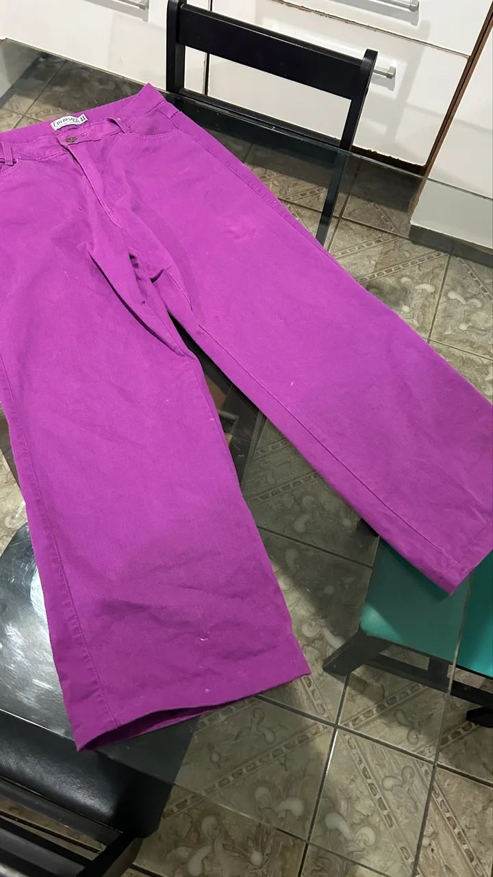 Calça jeans rosa 42/44