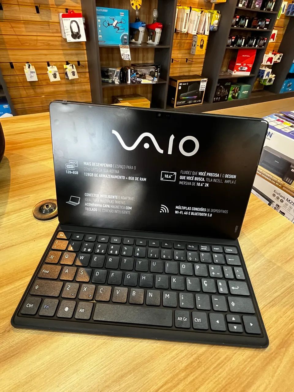 TABLET VAIO COM TECLADO E CAPA MAGNÉTICA  - Foto 2