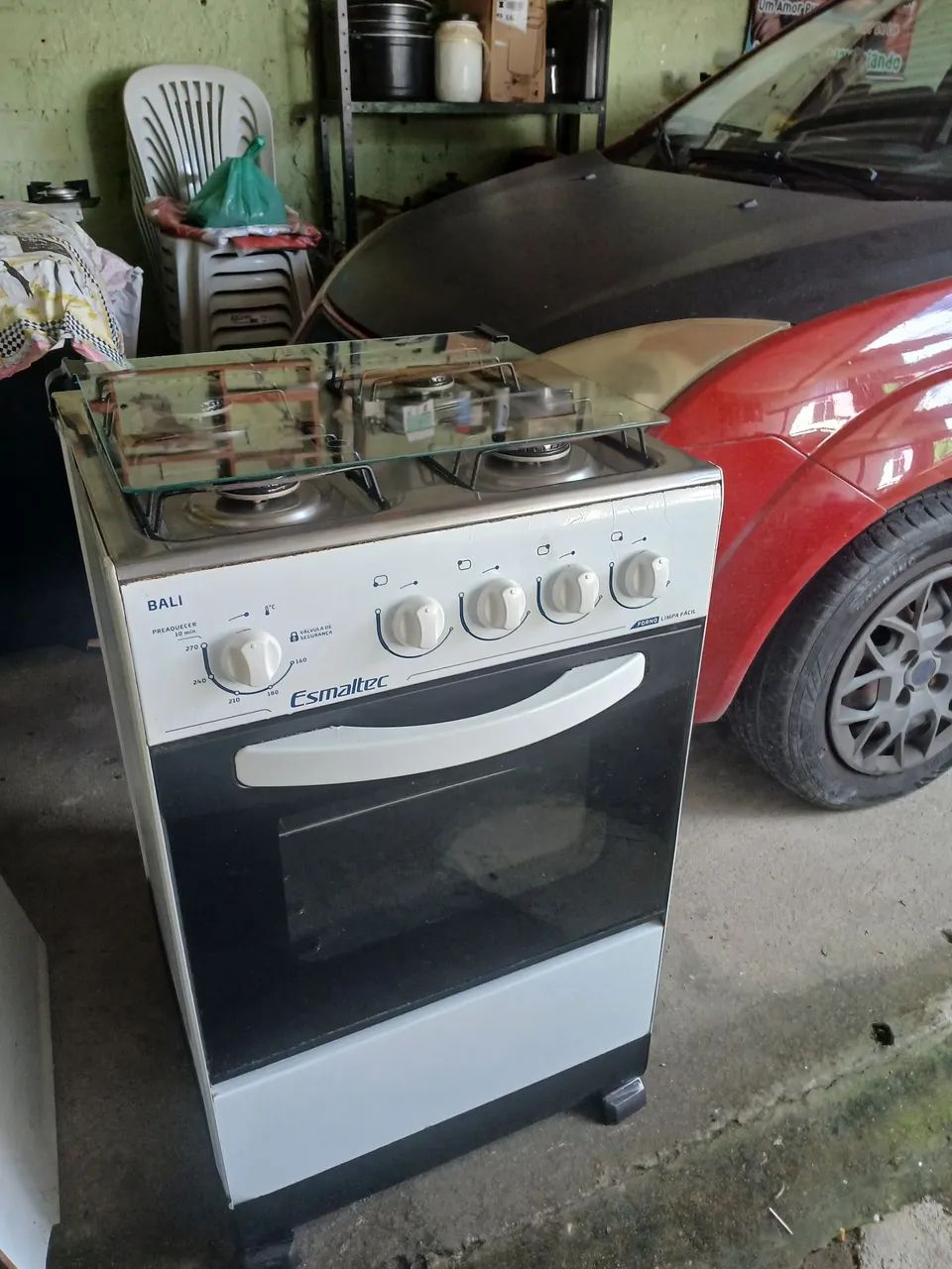 Fogão Esmaltec 4 bocas bem consevado  - Foto 5