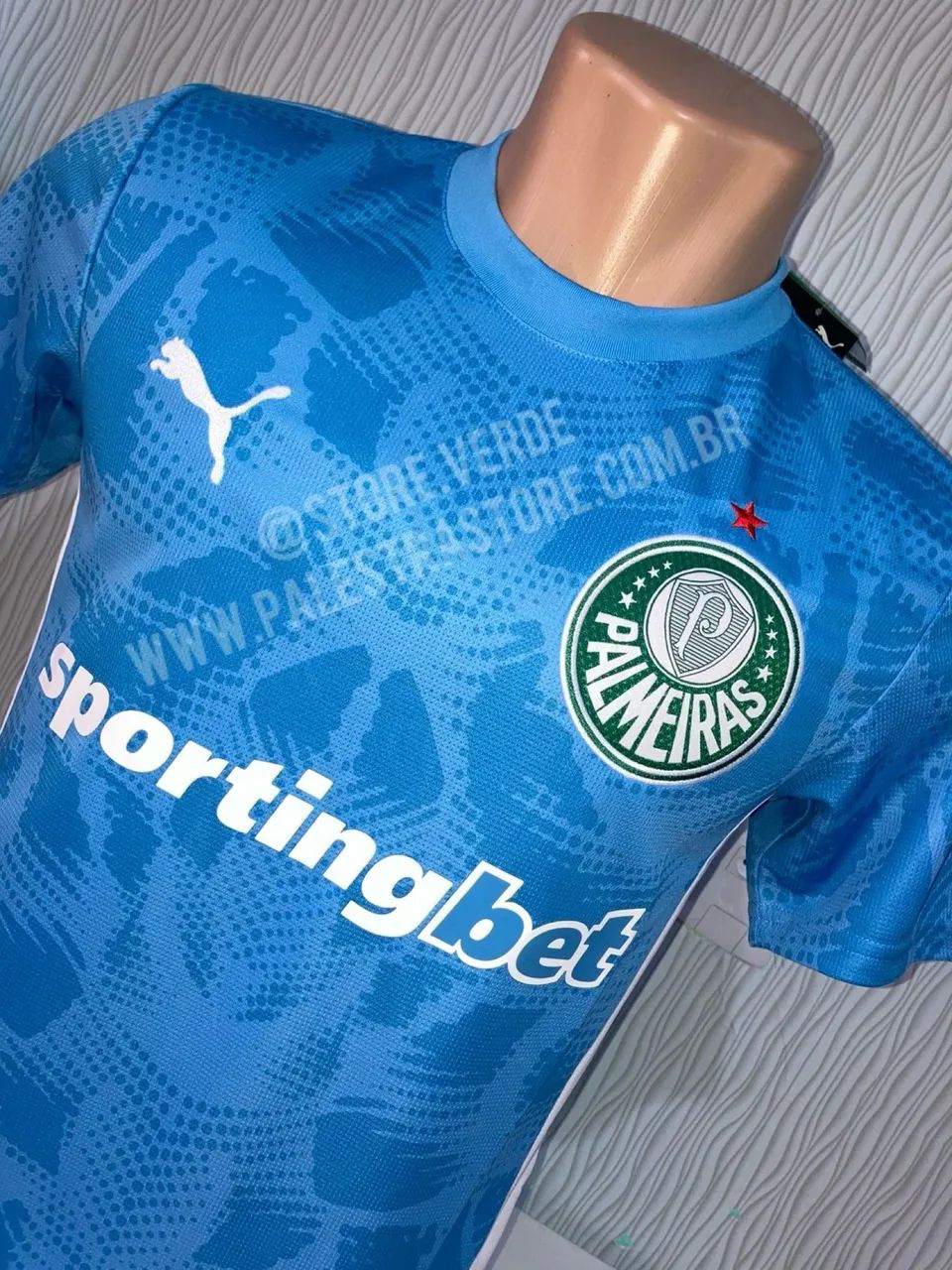 CAMISA I PALMEIRAS GOLEIRO PUMA 2025 - TORCEDOR - Foto 2