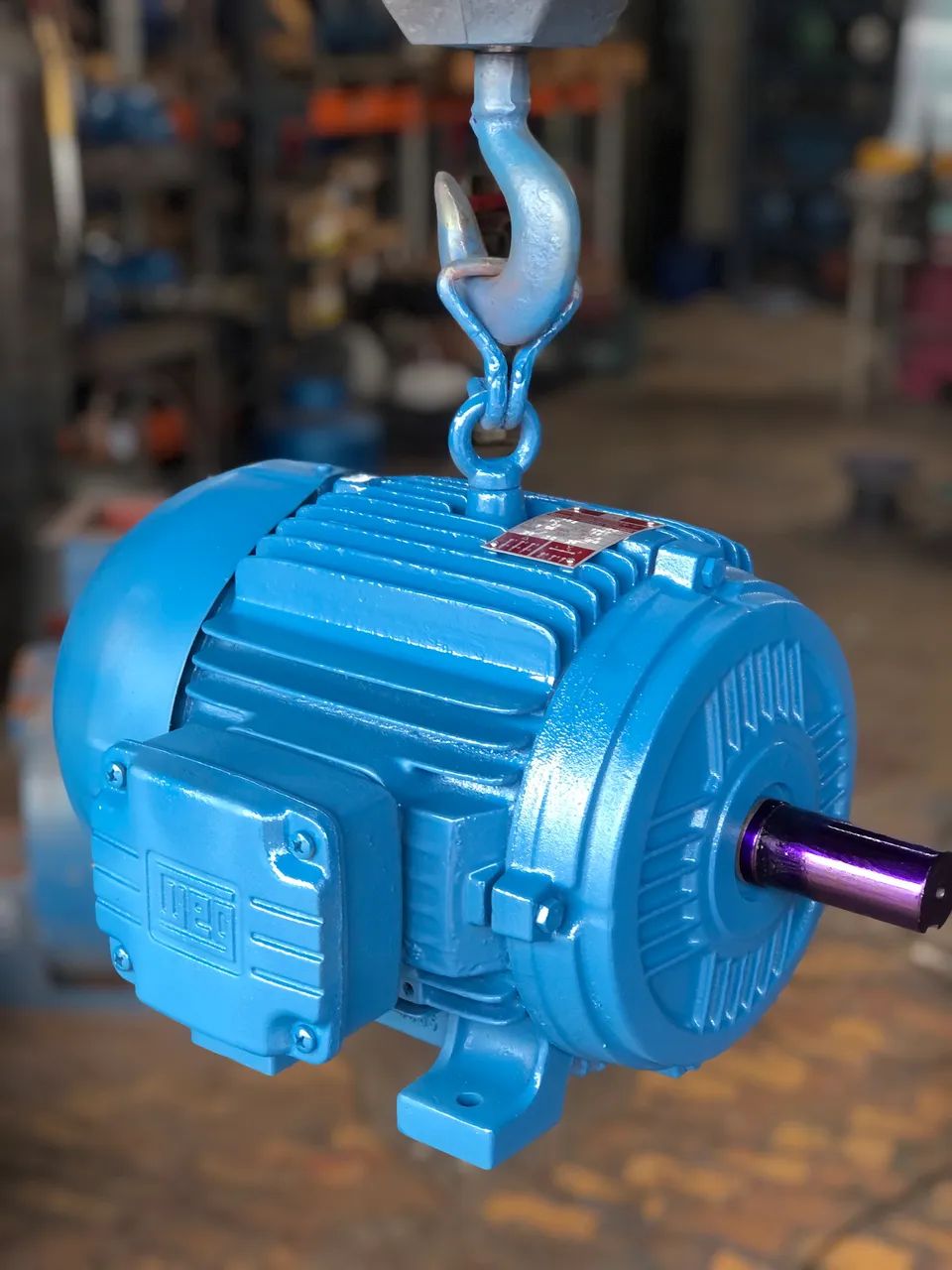 Motor 7,5cv 4polos(1740rpm) 220/380/440v revisado 