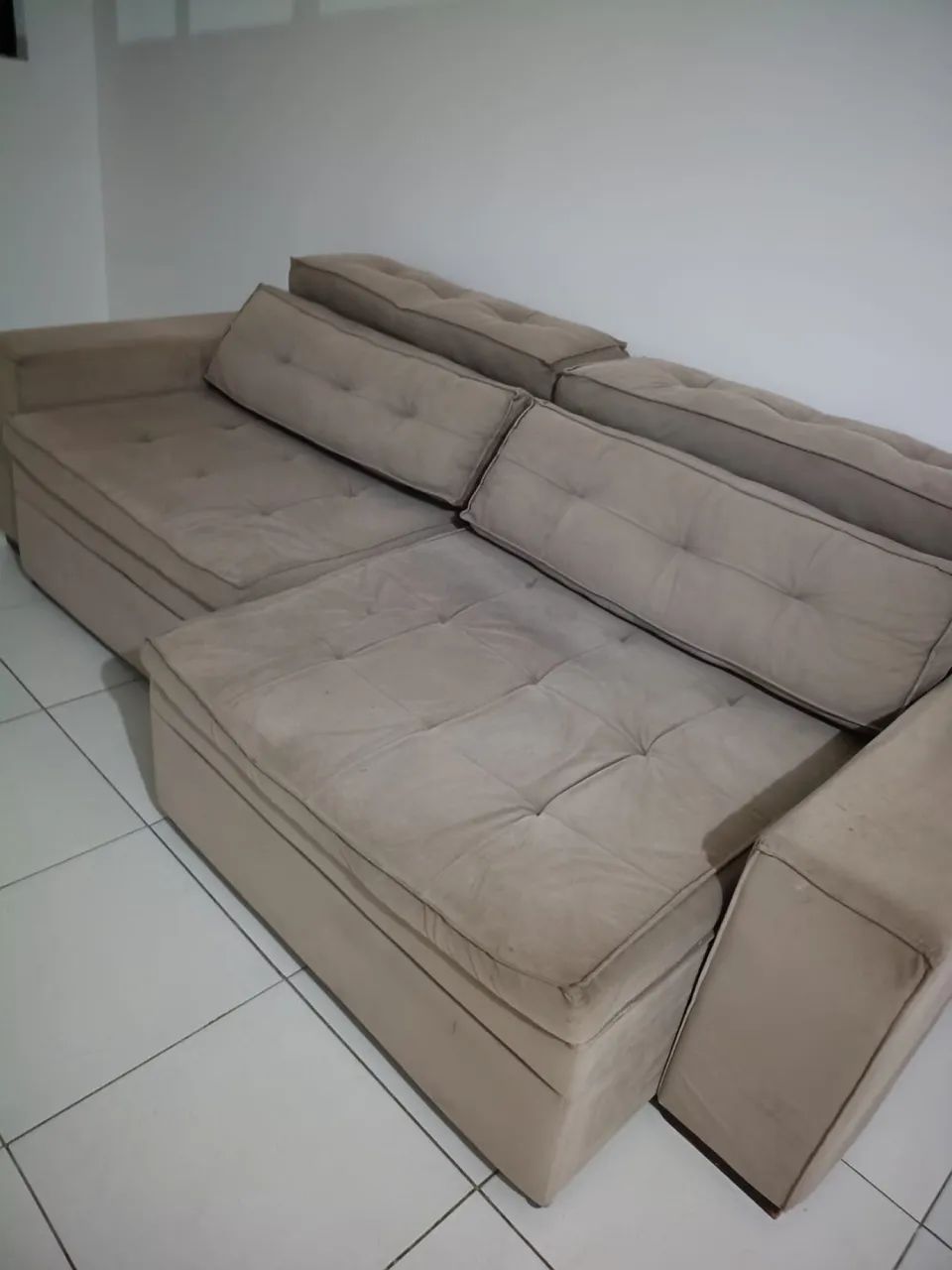 Sofá Retrátil Reclinável 1,70M Jacaúna 
