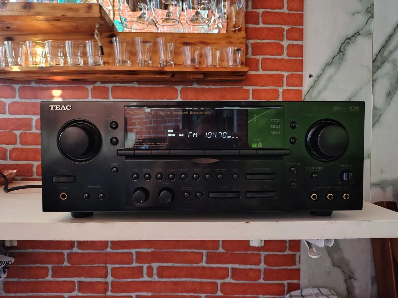  Receiver Teac Ag-D9320 alta potência.