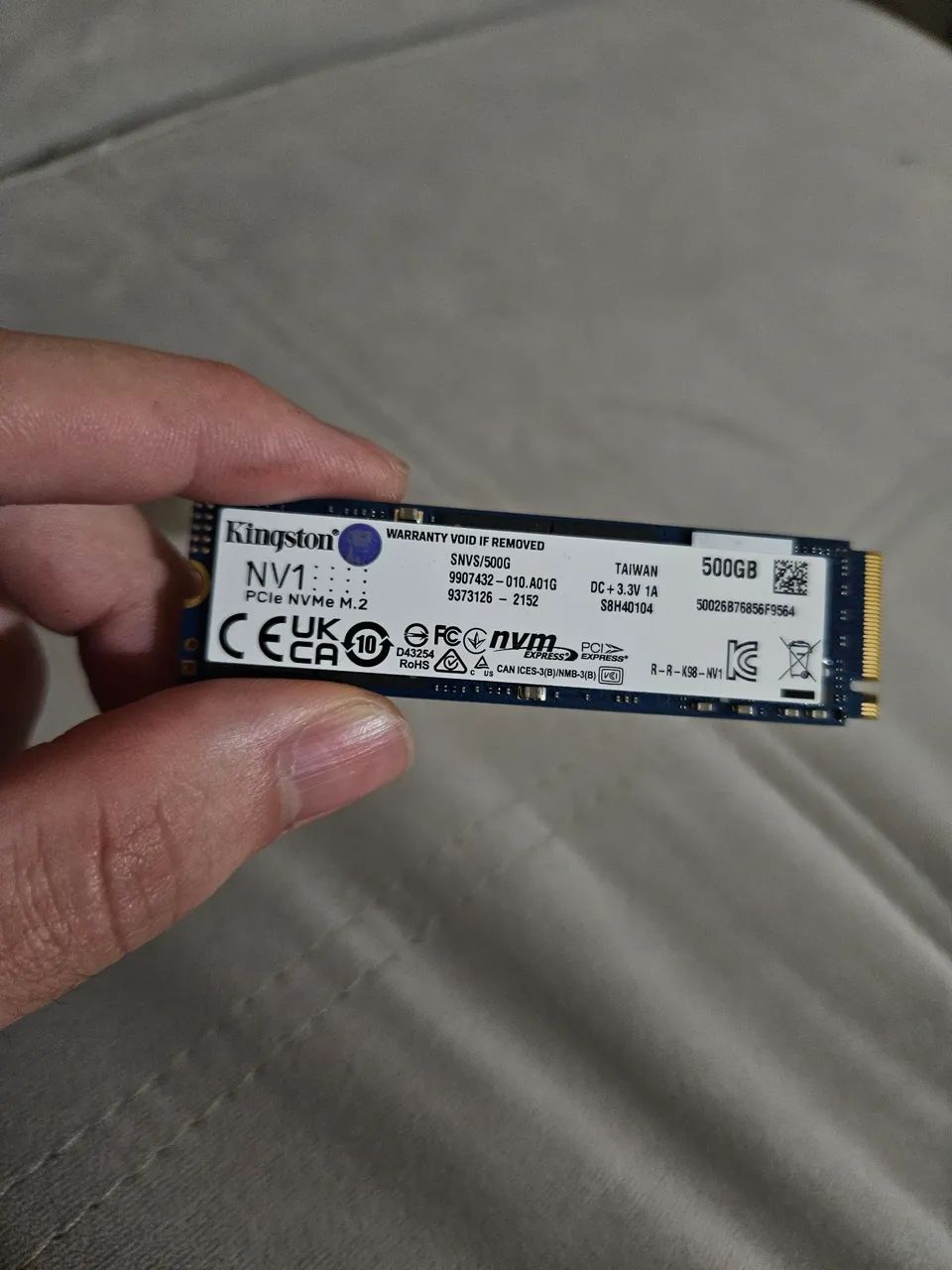 SSD NVME Kingston PCIe