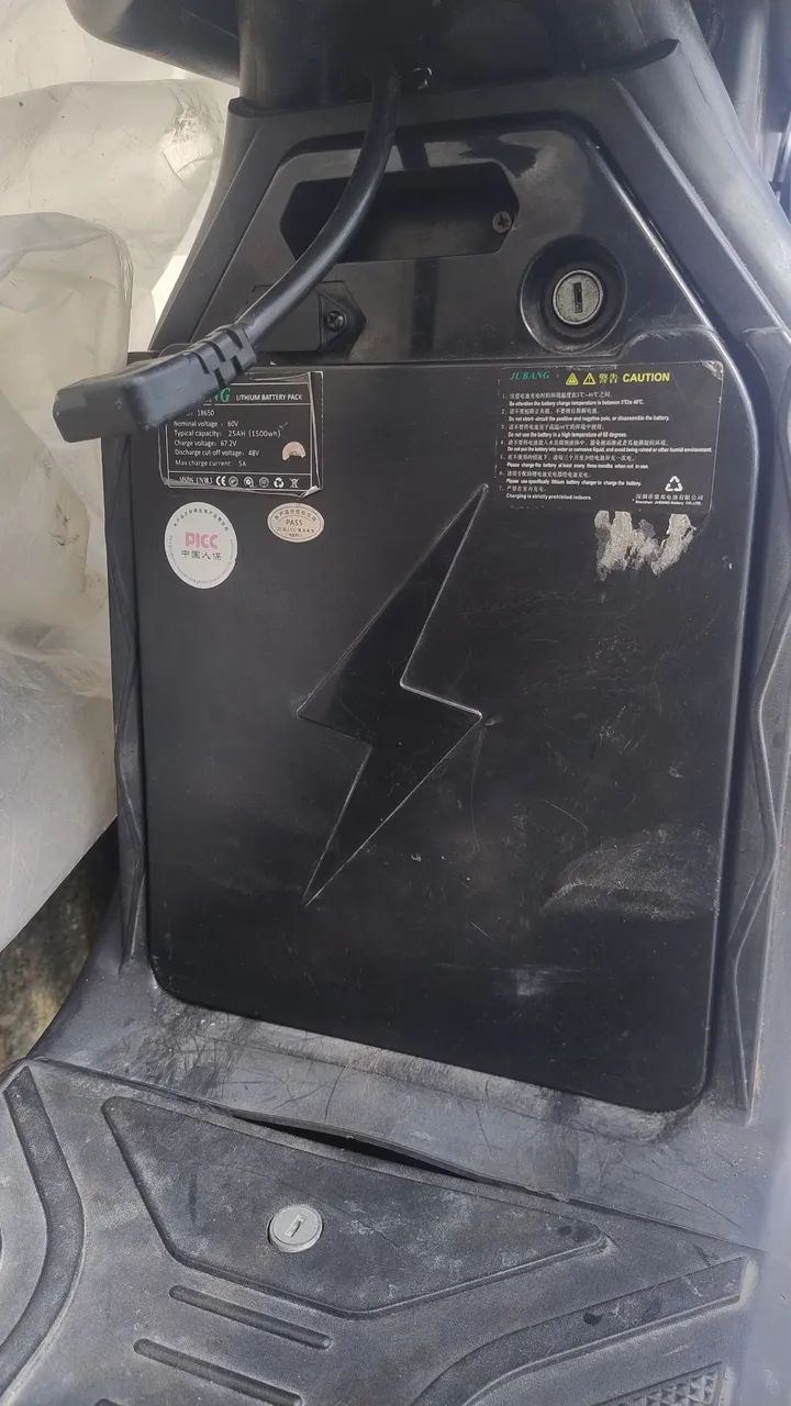Bateria de scooter citycoco x12 + 2 carregadores