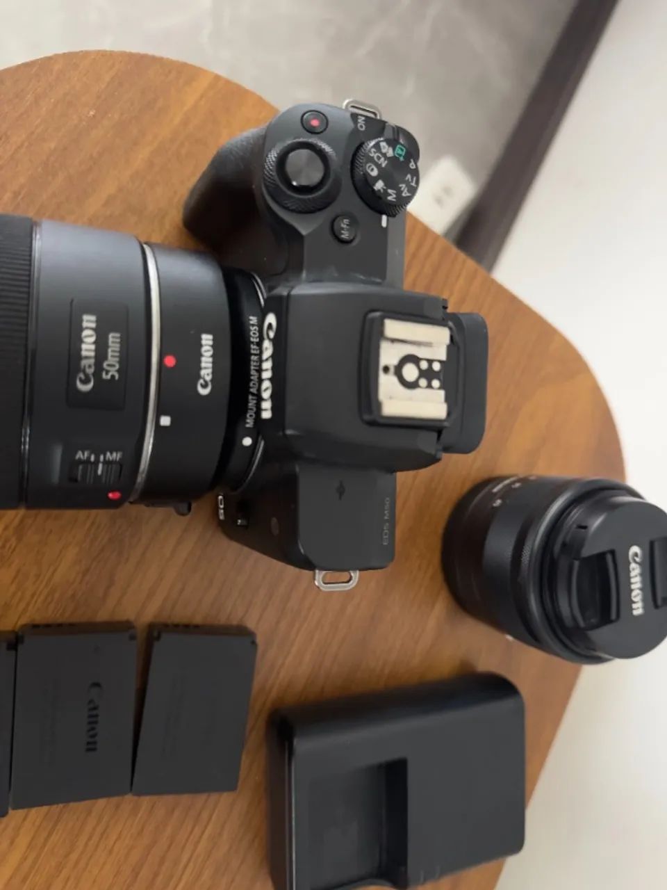 Camera Canon m50 + 2 lentes(50mm + 15-45mm) - Foto 4