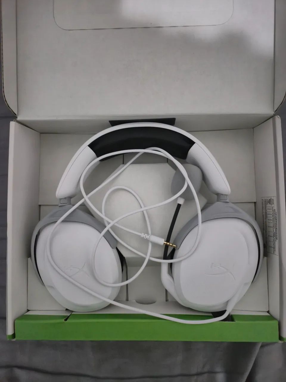 Headset Gamer HyperX CloudX Stinger 2 White (Estado de novo) - Foto 2