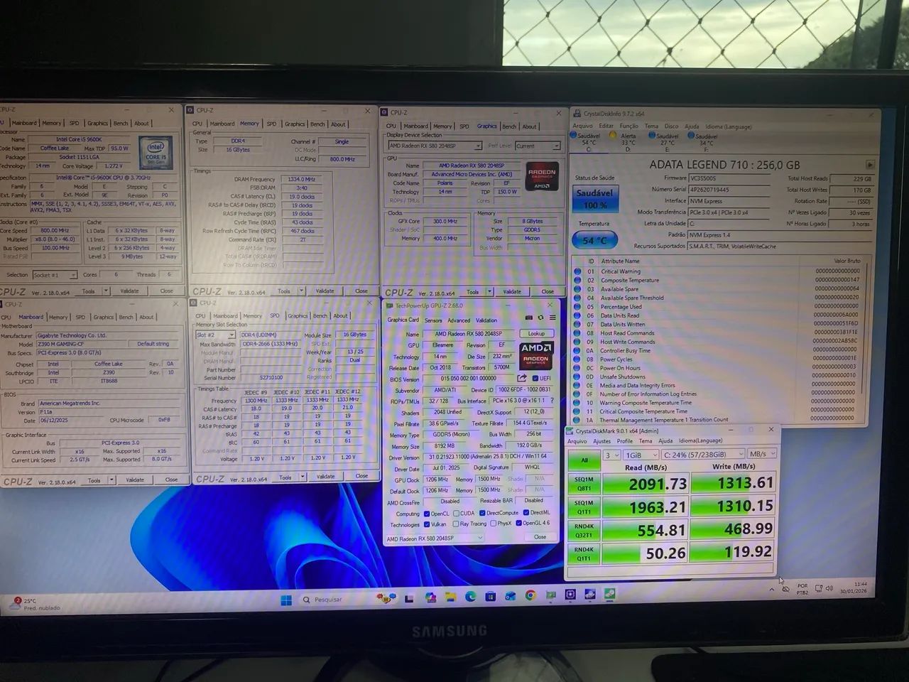 PC Gamer i5 9600k + 16gb + Rx 580 - Foto 2