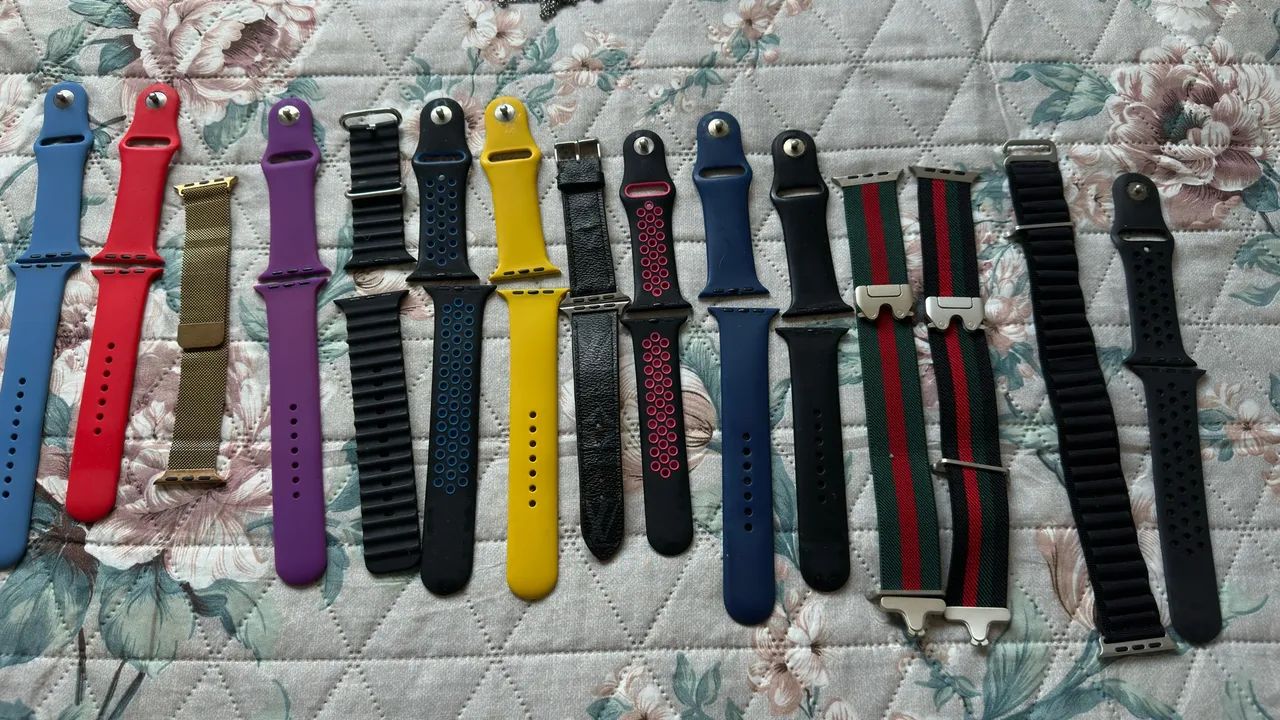 APPLE WATCH SÉRIE 6 com 15 pulseiras - Foto 4