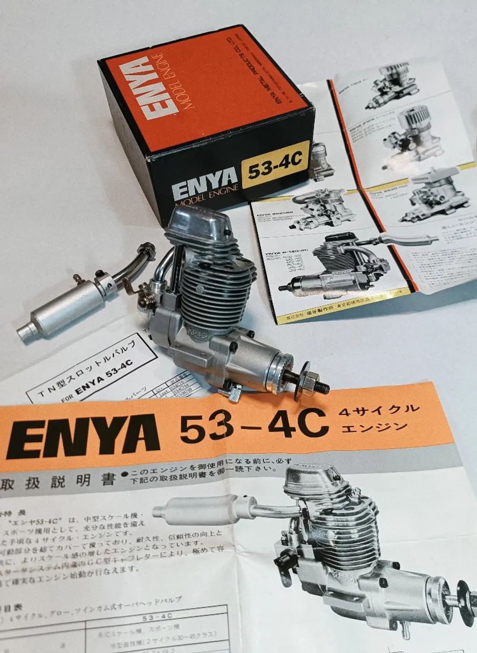 Motor Enya 53 4C motor 4 tempos aeromodelo  - Foto 2