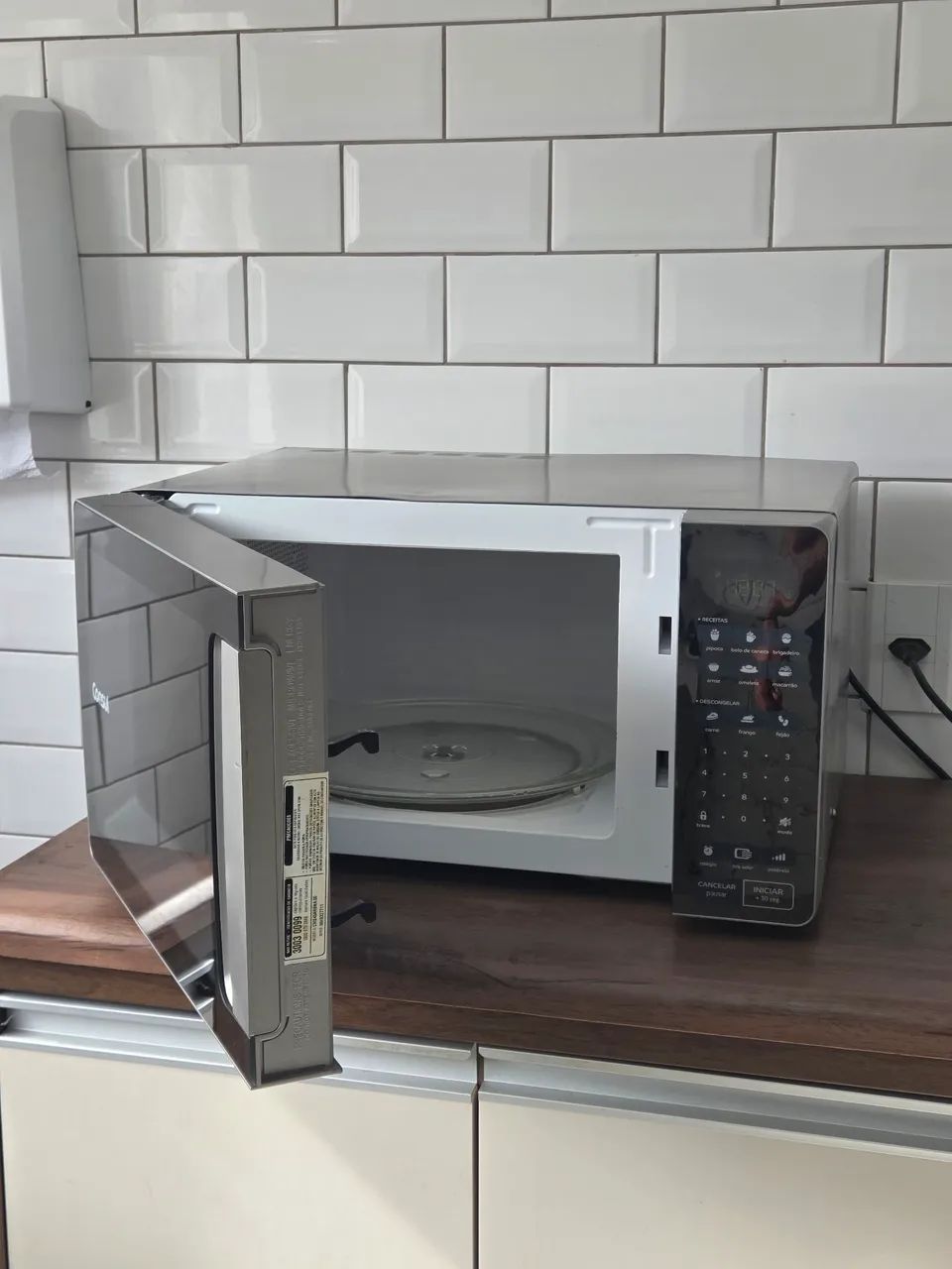 Microondas Inox Espelhado 21L - Foto 3