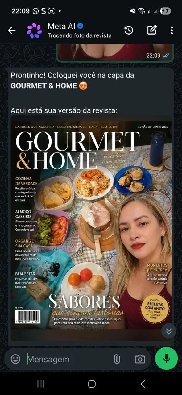 Cozinheira e Organização Geral