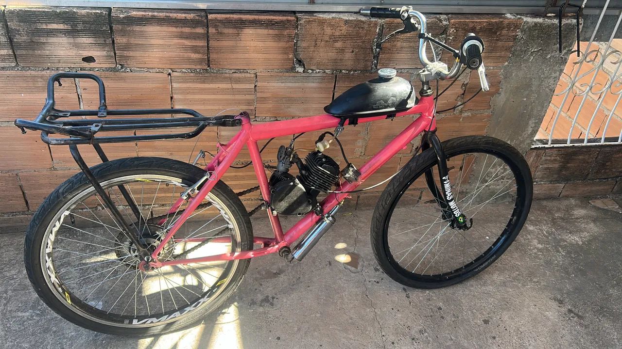 Duas bicicletas motorizadas e uma bicicleta normal  - Foto 4