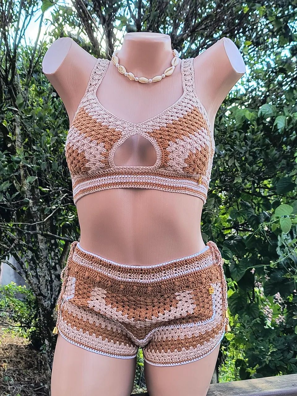 Conjunto de crochê  - Foto 3
