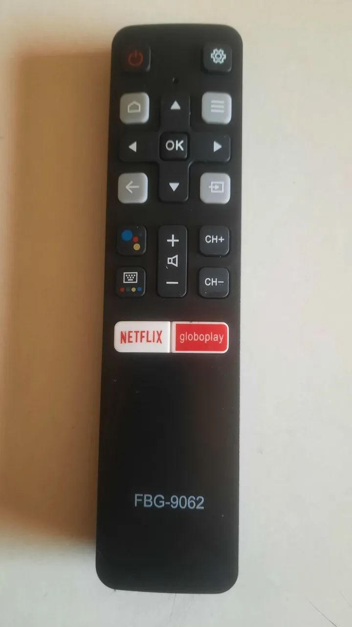 Controle tv tcl ,sem comando de voz