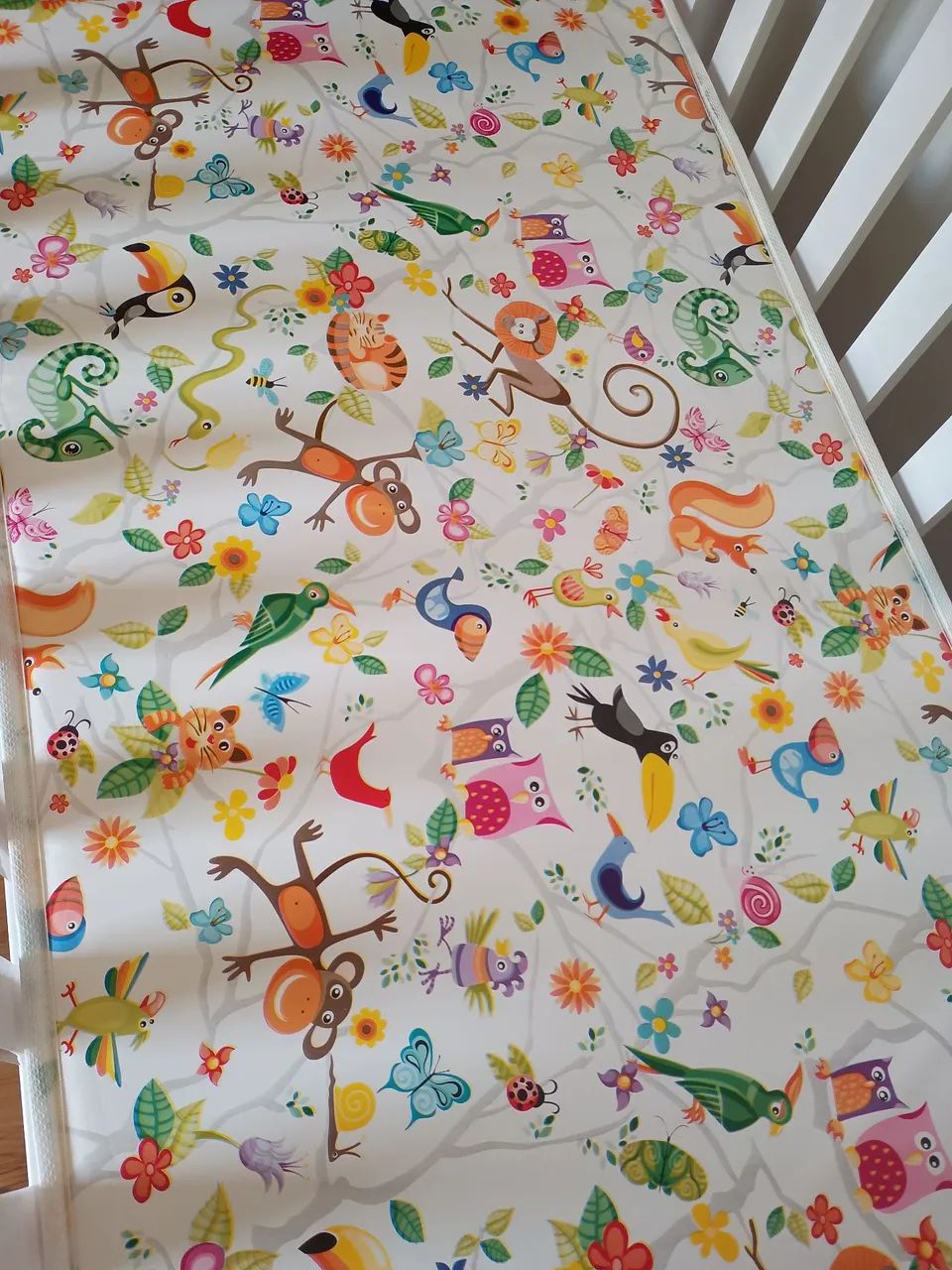 Berço que vira mini cama + colchão  - Foto 2