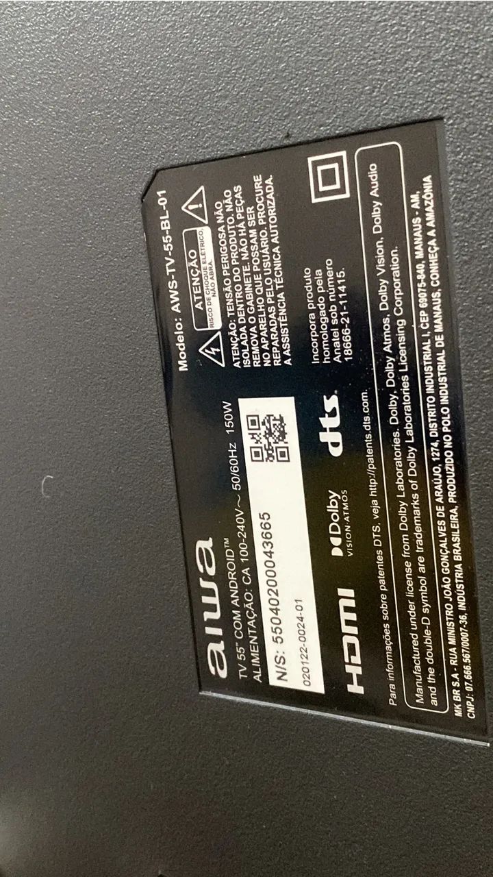 TV AIWA 55 - com defeito  - Foto 2