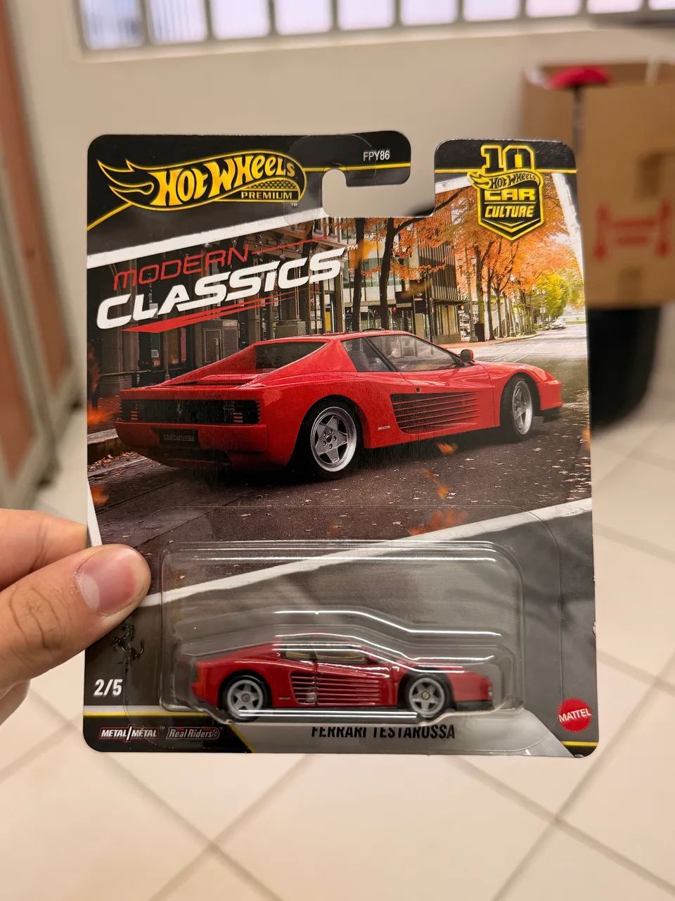 Hot wheels premium ferrari testarossa Modern classics