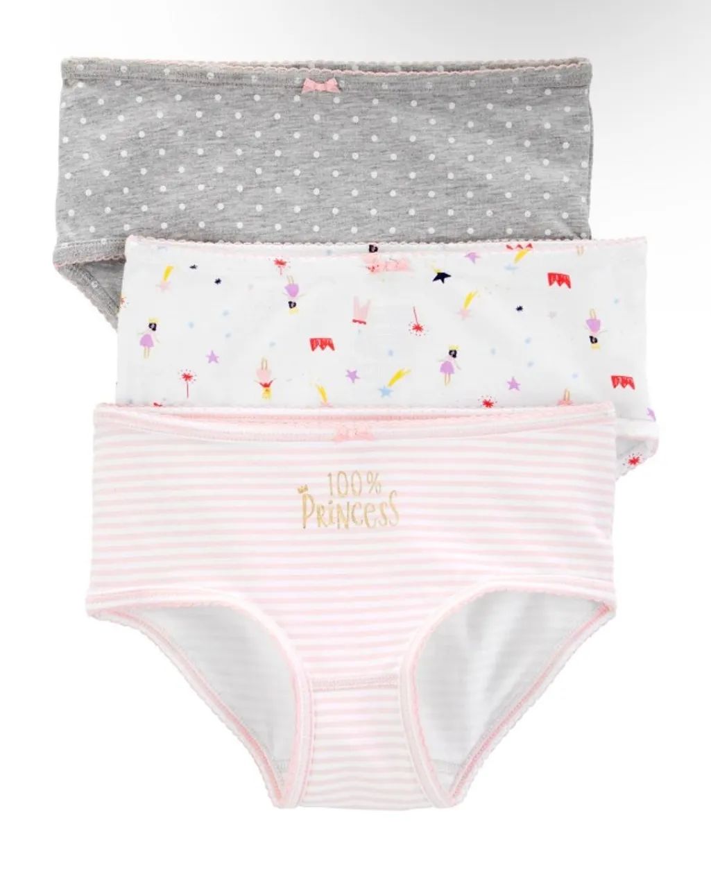 kit 3 calcinhas Carter's tamanho 2-3 anos importadas ( Novas)
