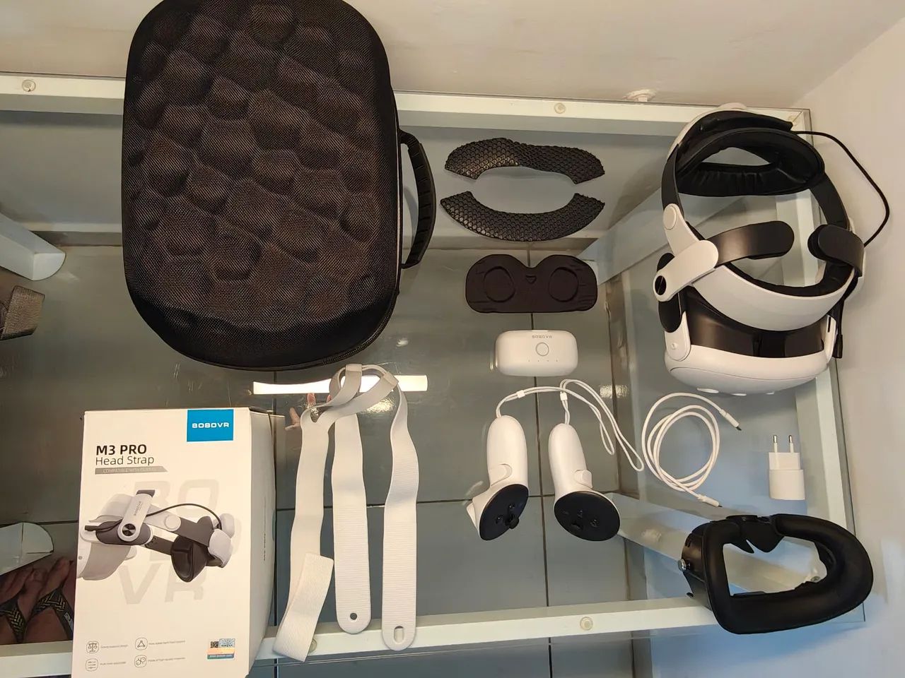 Meta quest 3 completo com Strap BoboVR  - Foto 5