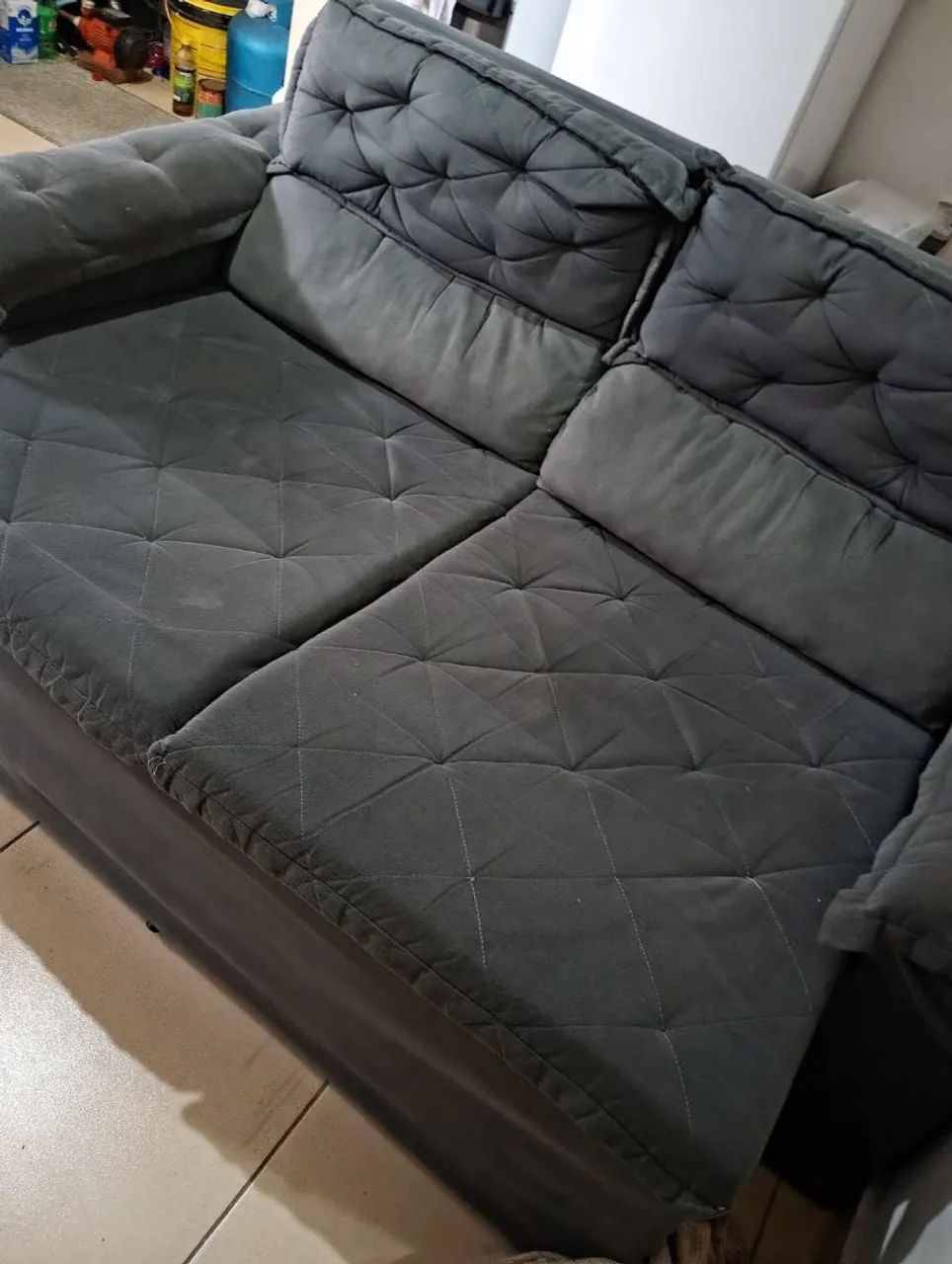 Vendo  sofá  retratil 2 lugares  - Foto 2