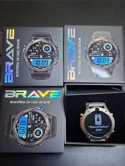 Relogio A prova dagua Brave Smartwatch Brave com GPS integrado - Foto 2
