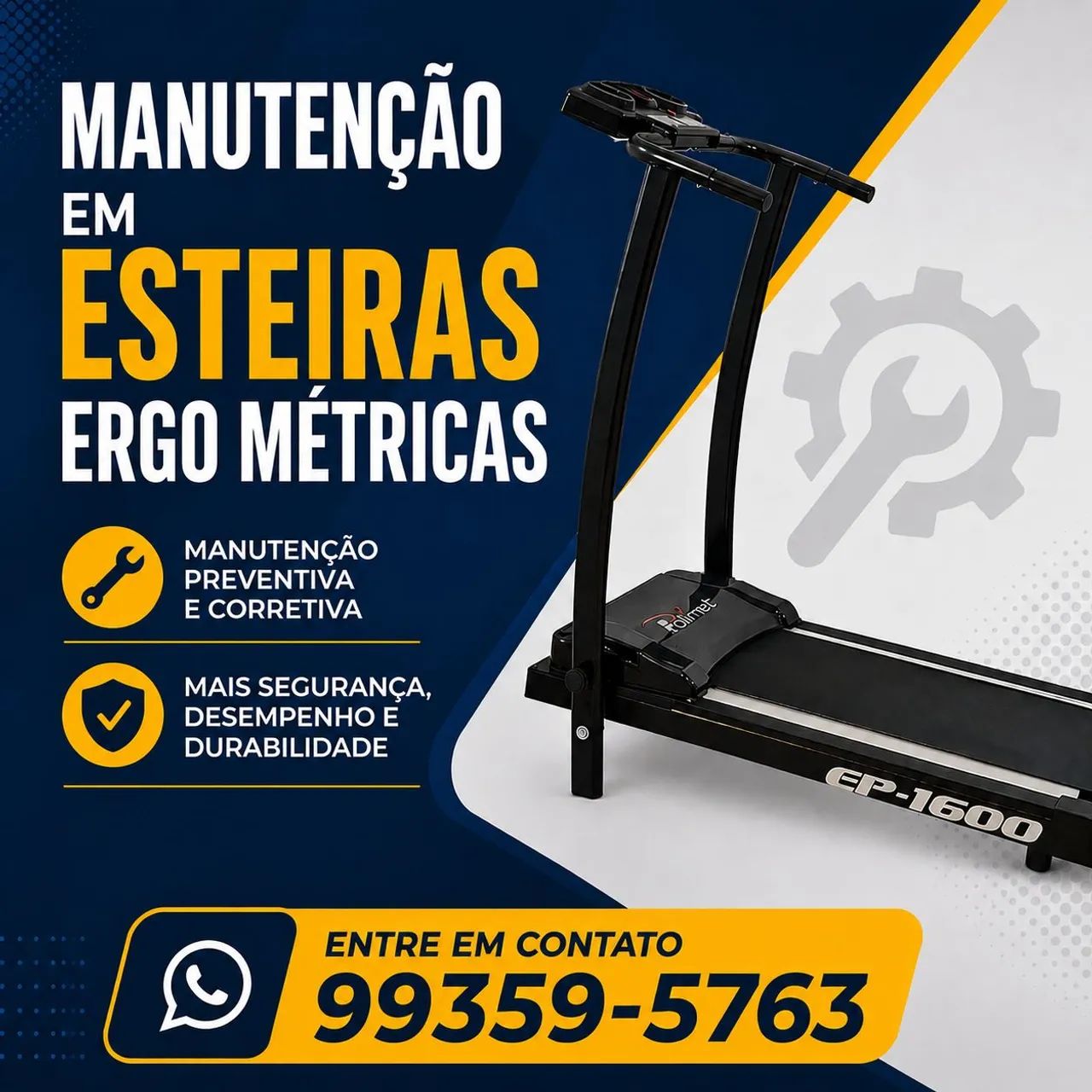 Manutenção em esteiras 