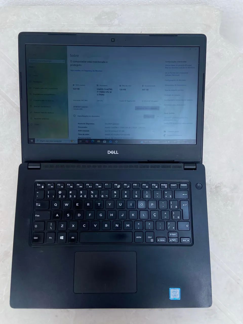 Notebook Dell i7 com 20GB RAM SSD500 GB - Notebooks - Jardim Santa