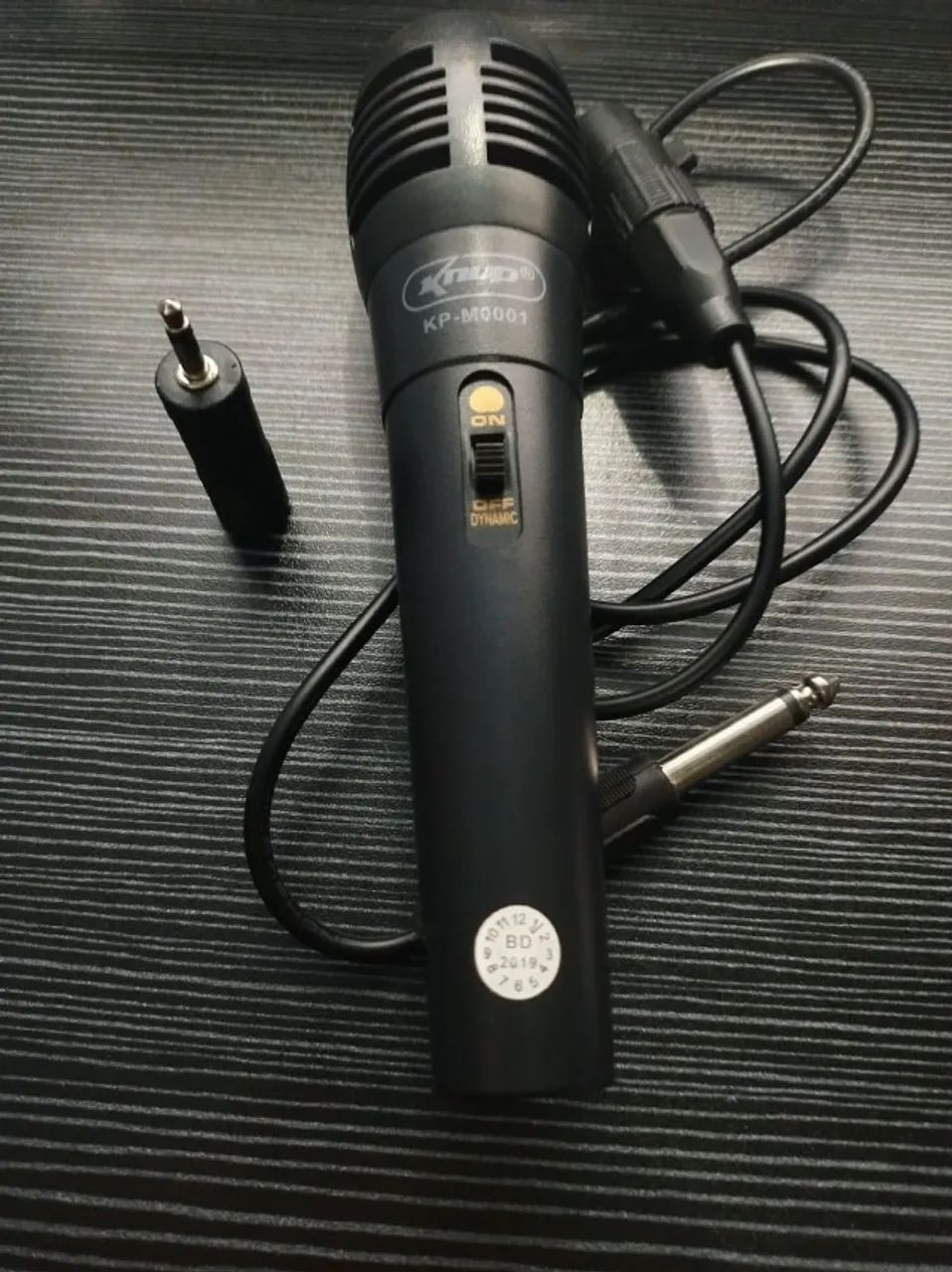 Kit 2 Microfones Knup KP-M0001 com fio - Foto 3