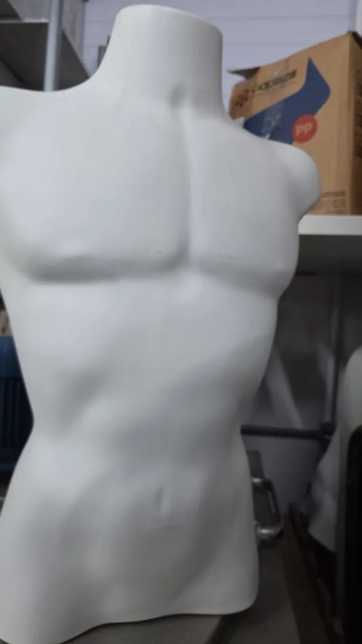 7 Manequins meio corpo masculino e feminino