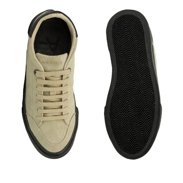 Tênis Aramis Daily Urban Casual Camurça Bege - Aceito Cartão - Foto 3