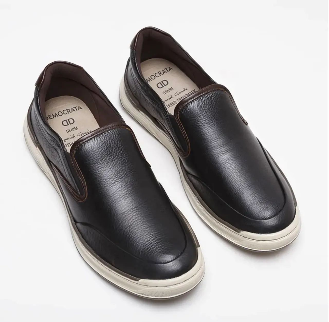 Sapatênis Denim Loop Preto Democrata n° 42