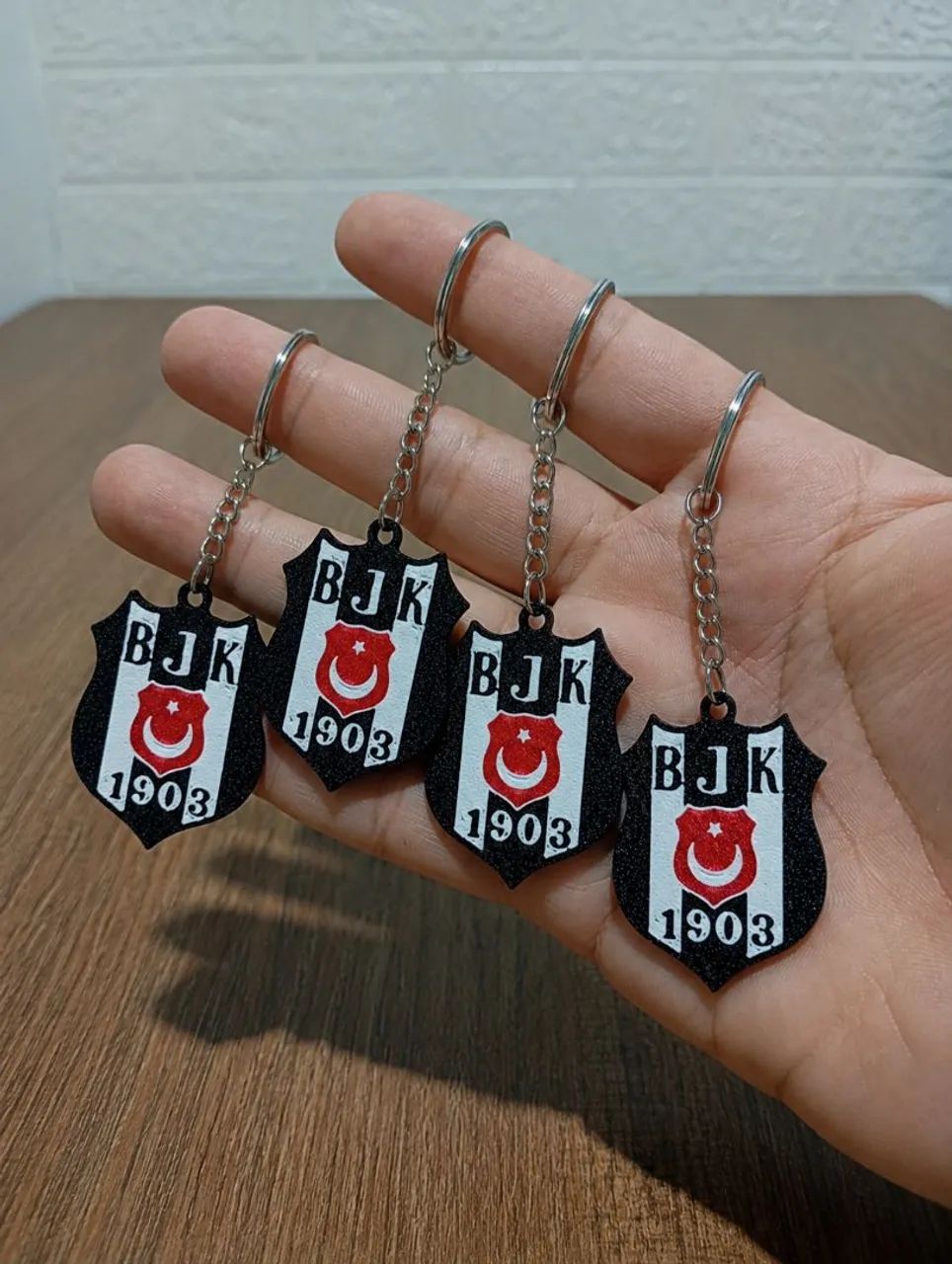 Kit 4 chaveiros do Besiktas da Turquia
