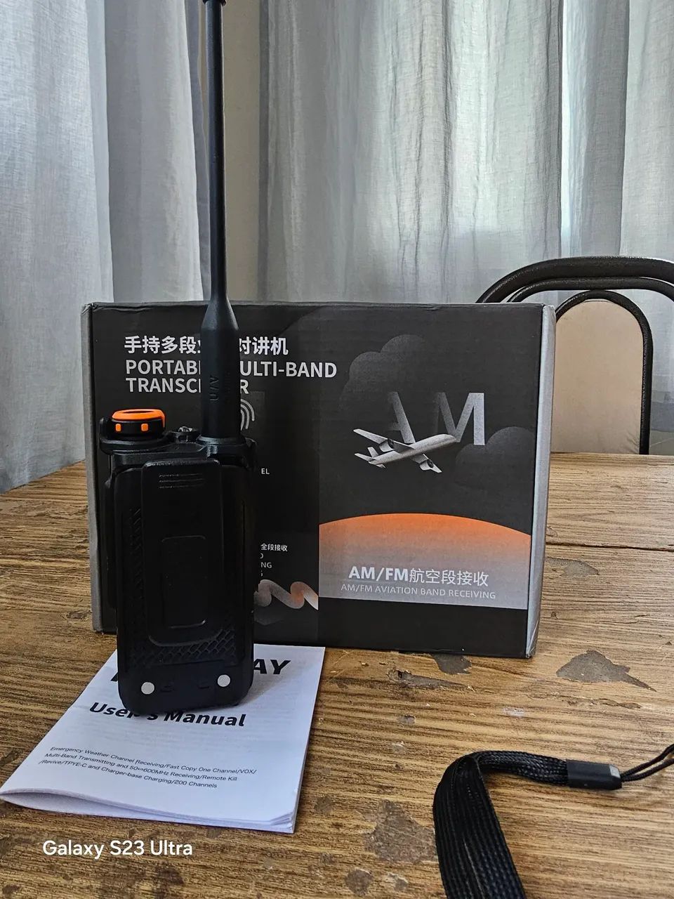 RADIO QUANSHENG UVK6 BANDA AVIAÇÃO - Foto 2