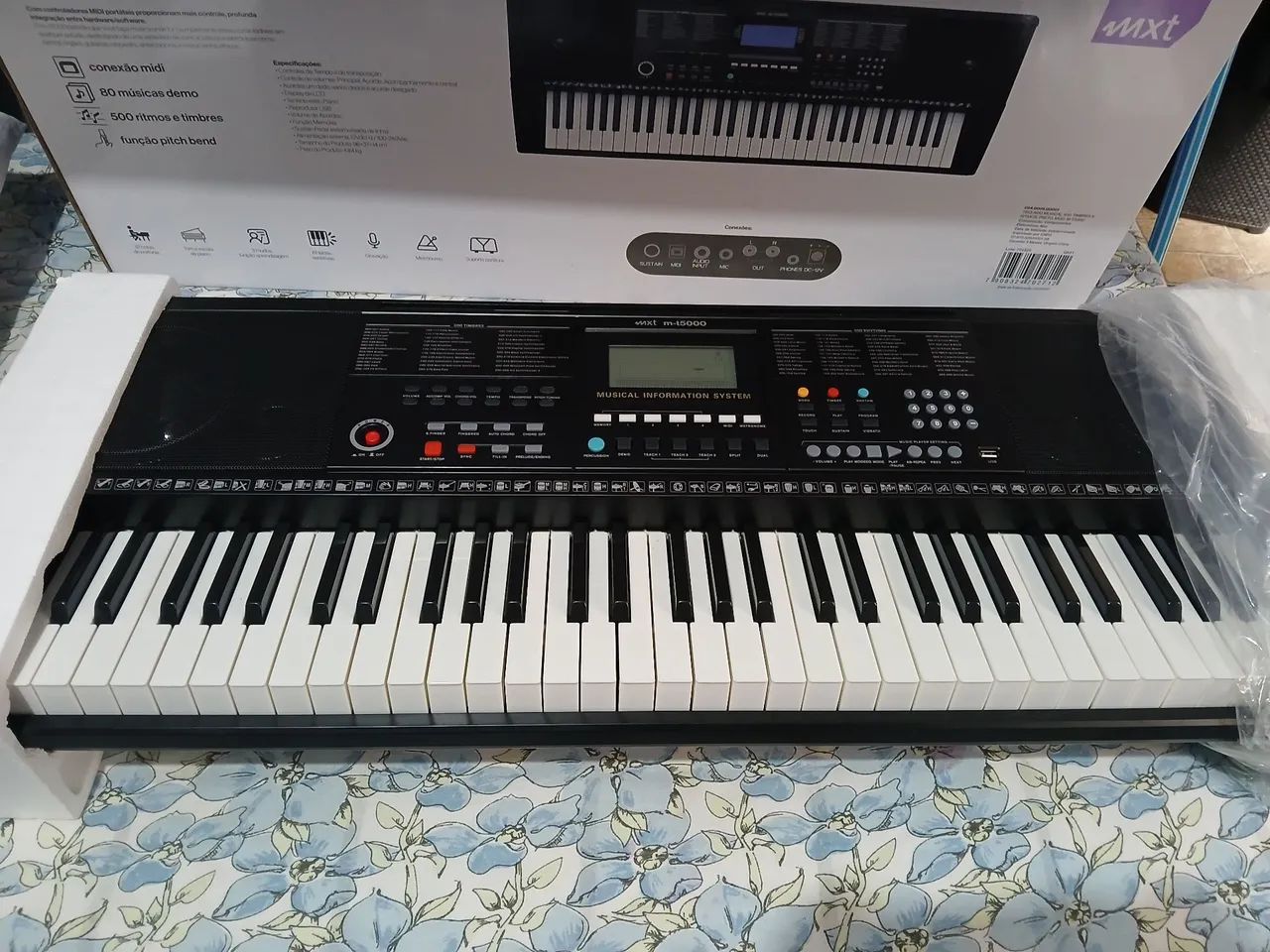 Teclado  musical  midi  mt5000 - Foto 4