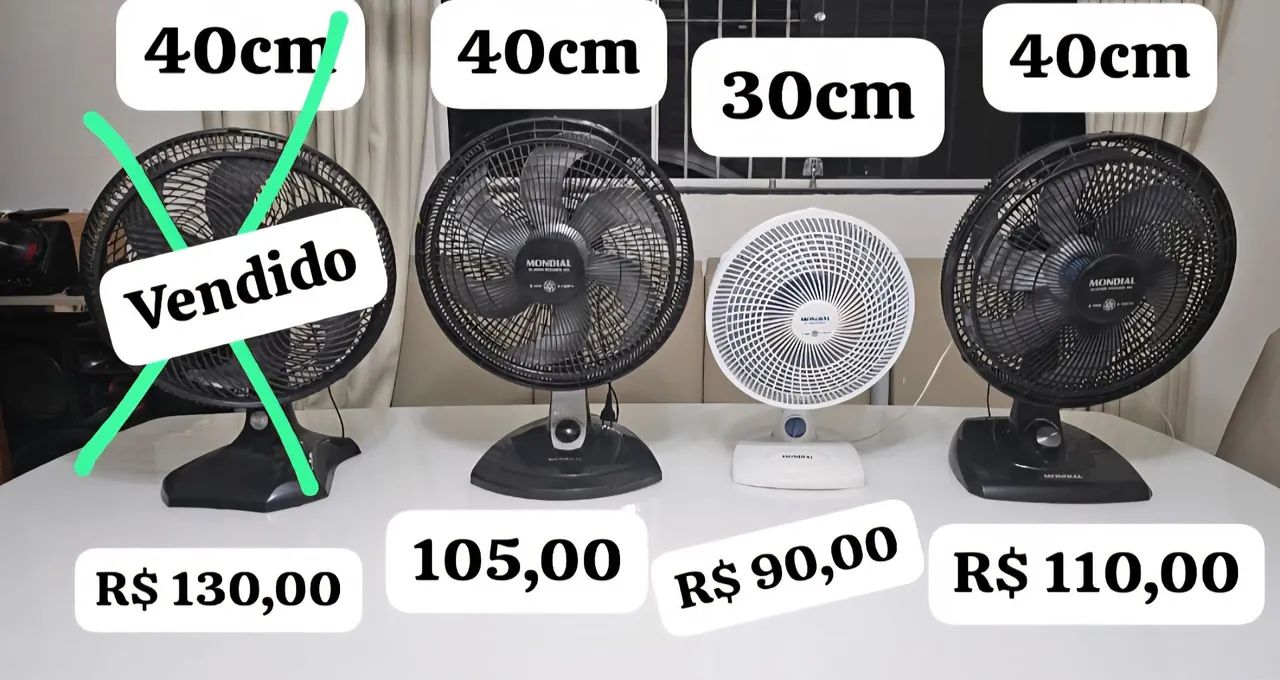 Ventilador mondial 30cm - Foto 4