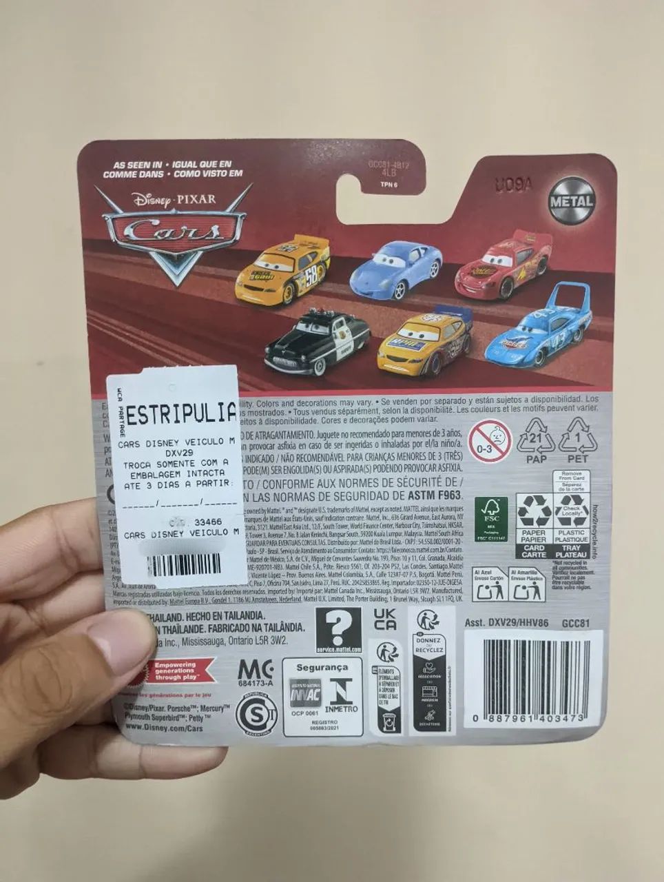 Relâmpago McQueen e Placa Emblema Rusteze - Foto 2