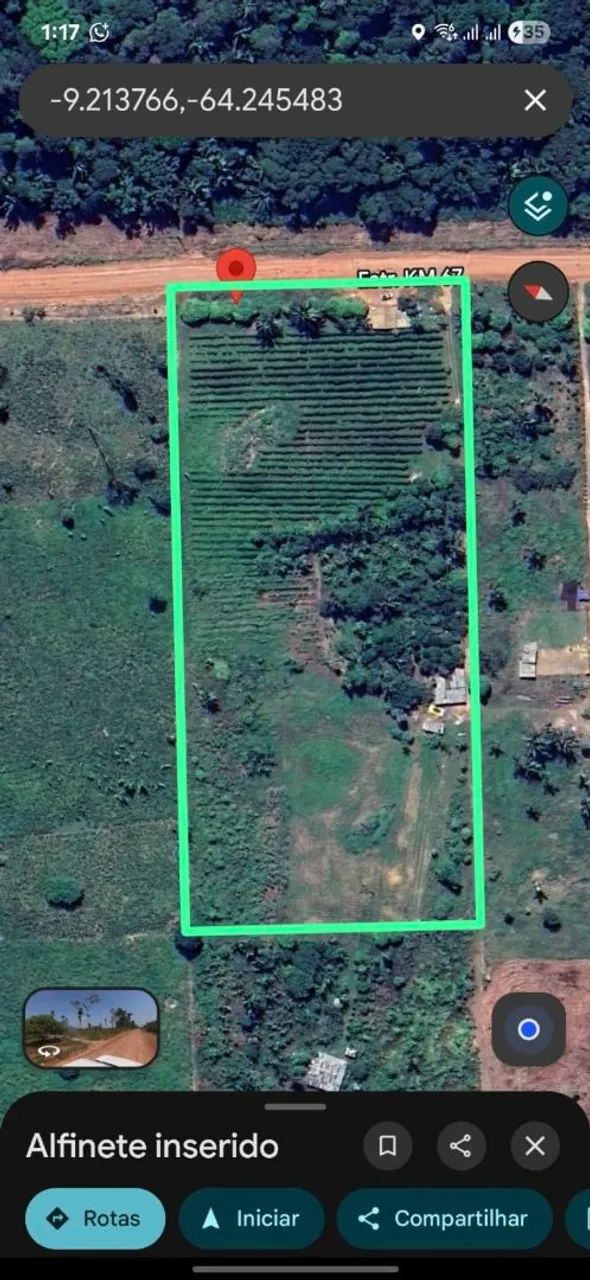Vendo sitio na linha 67 a 23 km de jaci paraná 