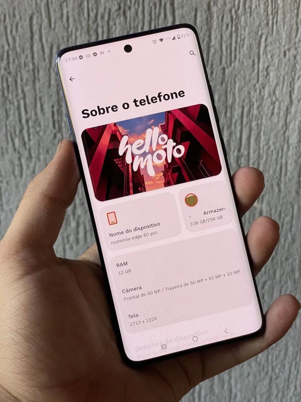 Moto Edge 60 Pro 256GB - Foto 3