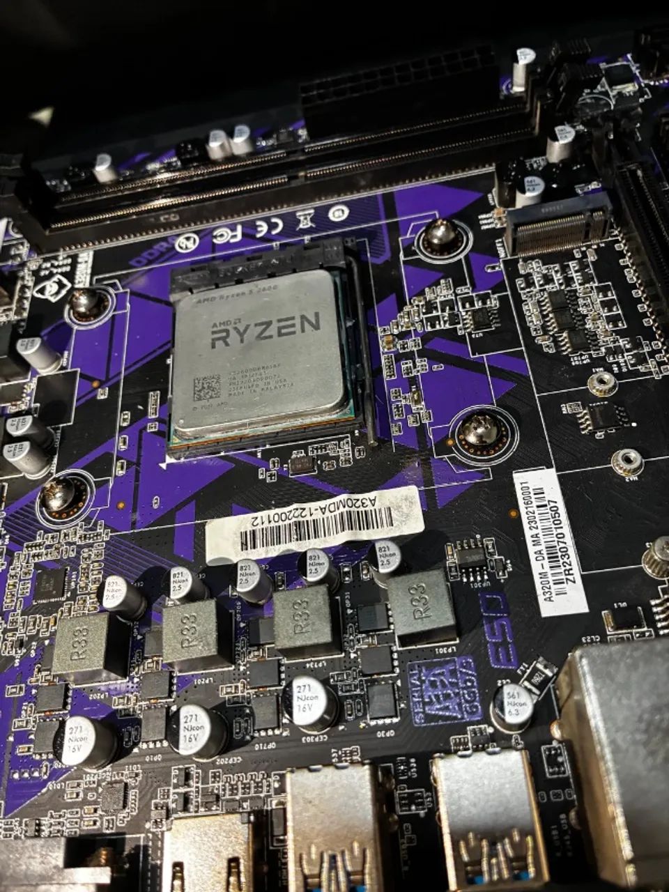 Placa mãe A320M + Ryzen 5 - Foto 4