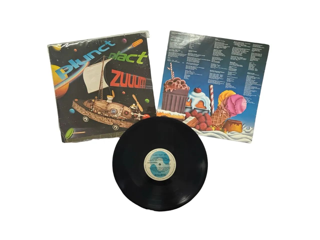 Lp Vinil Plunct Plact Zuuum Com Encarte  - Foto 3